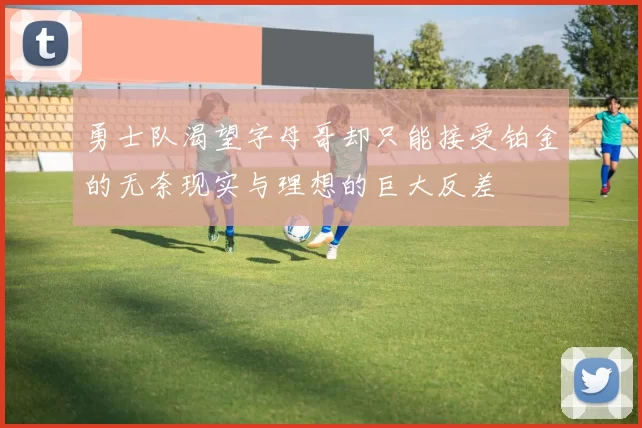 勇士队渴望字母哥却只能接受铂金的无奈现实与理想的巨大反差